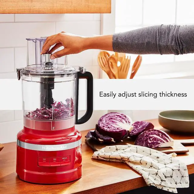 Alt view image 5 of 5 - KitchenAid 13-Cup Food Processor,  Empire Red