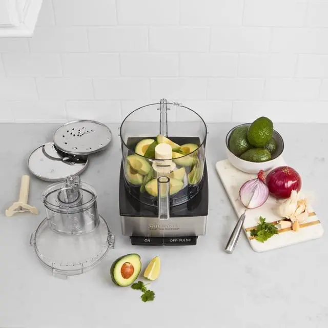 Alt view image 5 of 7 - Cuisinart 14 Cup Food Processor, Includes Stainless Steel Standard Slicing Disc (4mm), Medium Shredding Disc, & Stainless Steel Chopping/Mixing Blade
