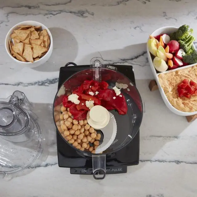 Alt view image 4 of 7 - Cuisinart 14 Cup Food Processor, Includes Stainless Steel Standard Slicing Disc (4mm), Medium Shredding Disc, & Stainless Steel Chopping/Mixing Blade