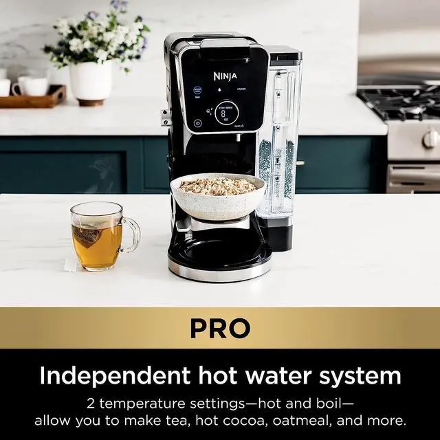 Alt view image 5 of 7 - Ninja DualBrew Pro Specialty Coffee System, Single-Serve, Compatible with K-Cups & 12-Cup Drip Coffee Maker, with Permanent Filter, Black