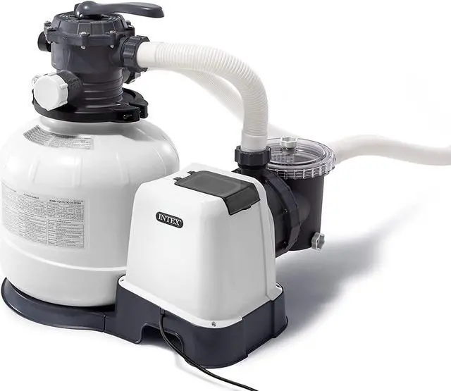 INTEX 26647EG SX2800 Krystal Clear Sand Filter Pump for Above Ground Pools, 14in
