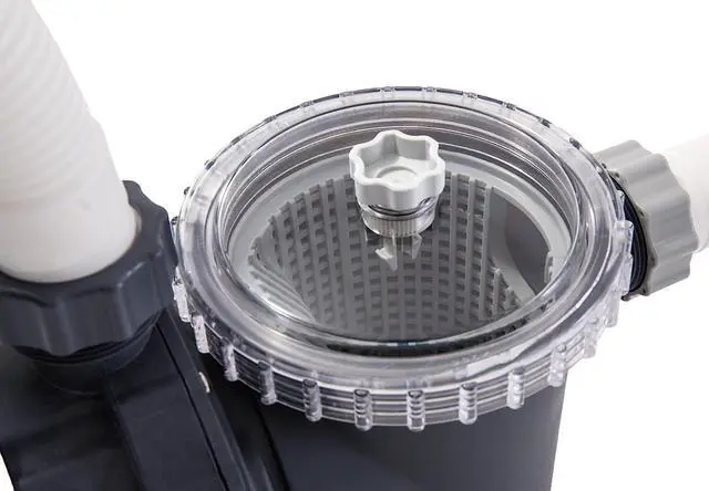 Alt view image 5 of 6 - INTEX 26651EG SX3000 Krystal Clear Sand Filter Pump for Above Ground Pools, 16in, Light gray