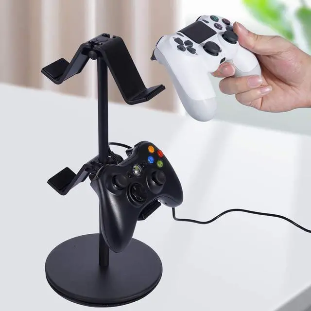Alt view image 4 of 5 - Controller Holder, fes Game Controller Stand Holder Storage Organizer Gamepad with Multiple Adjustable Height and Direction Brackets Compatible for Xbox ONE 360 Switch PS4 STEAM PC Nintendo Stander