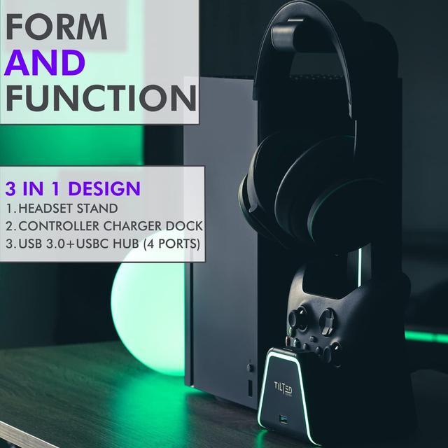 Dual USB Charger Fast Charging Station Stand Dock For Sony Playstation 4 PS4 Sli