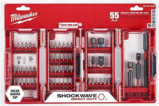 Main image of Milwaukee Tool 48-32-4028 Shockwave 55Pc Impact Driver Bit Set