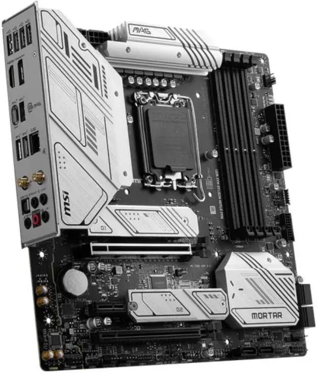 MSI MAG B760M MORTAR MAX WIFI Gaming Motherboard (Supports
