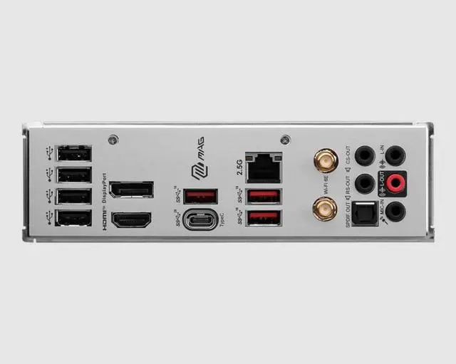 Alt view image 5 of 5 - MSI MAG B760M MORTAR MAX WIFI Gaming Motherboard (Supports 12th/13th Gen Intel Processors, LGA 1700, DDR5, PCIe 5.0, M.2, 2.5Gbps LAN, USB 3.2 Gen2, Wi-Fi 6E, mATX)