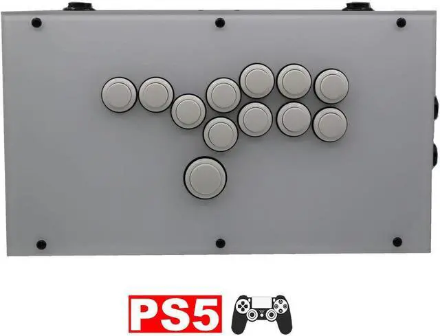 Alt view image 2 of 3 - RAC-J800B All Buttons Hitbox Joystick Game Controller PS5/PC Version White/Black