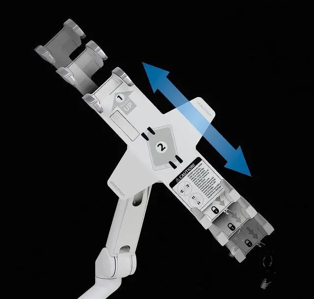 Alt view image 6 of 7 - Ergotron  Lockable Tablet Mount  for Notebook and Tablet Screens up to 13 Inches  Add-on for VESA Monitor Arms