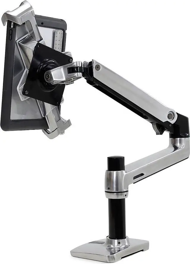 Alt view image 2 of 7 - Ergotron  Lockable Tablet Mount  for Notebook and Tablet Screens up to 13 Inches  Add-on for VESA Monitor Arms