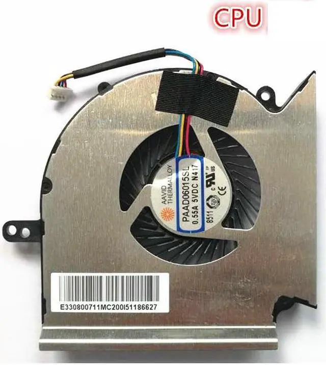 Alt view image 3 of 3 - PAAD06015SL For MSI GE75 GP75 GL75 WE75 VR MS-17E2 N414 N417 CPU&GPU Cooling Fan