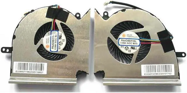 Main image of PAAD06015SL For MSI GE75 GP75 GL75 WE75 VR MS-17E2 N414 N417 CPU&GPU Cooling Fan
