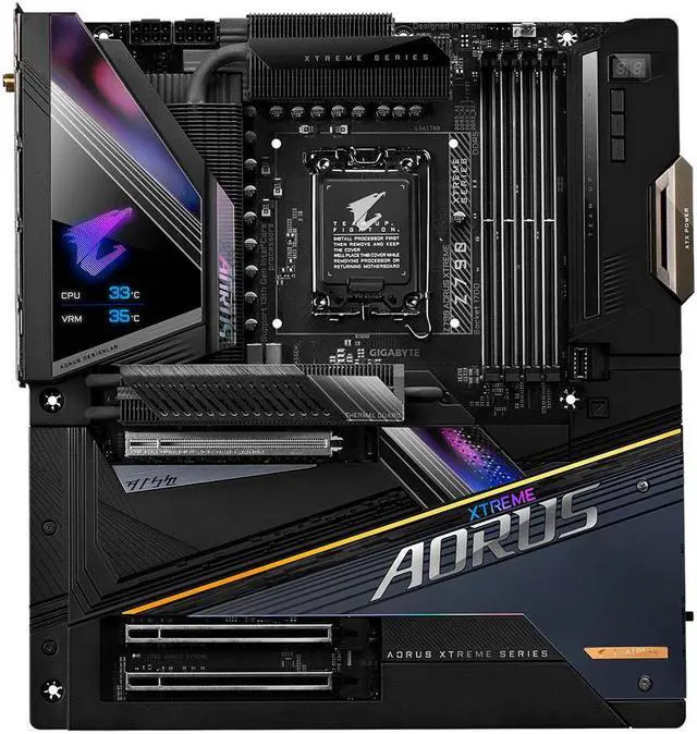 Alt view image 2 of 6 - GIGABYTE Z790 AORUS XTREME (LGA 1700/ Intel Z790/ EATX/ DDR5/ M.2/ PCIe 5.0/20+1+2 Phases Digital Power Design/ USB 3.2 Gen2X2 Type-C/Intel WiFi 6E/ 10GbE LAN/Q-Flash Plus/EZ-Latch Plus/Motherboard)