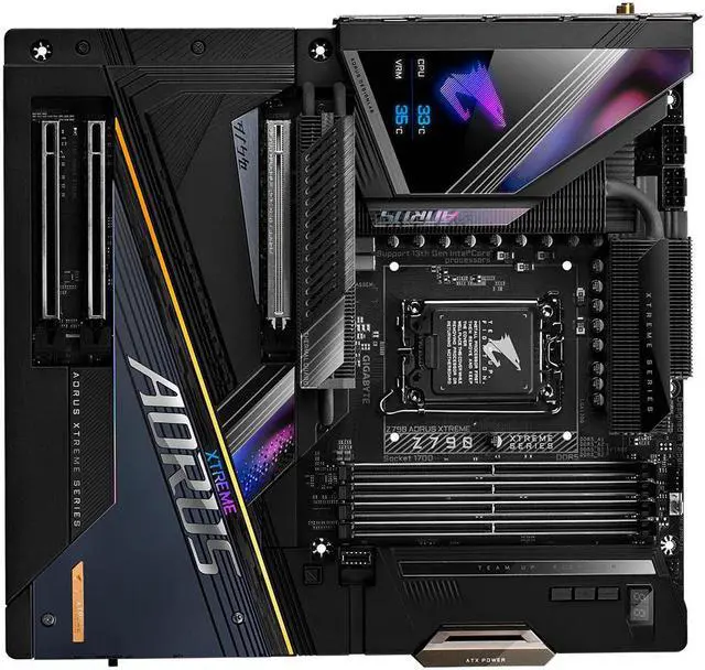 Alt view image 5 of 6 - GIGABYTE Z790 AORUS XTREME (LGA 1700/ Intel Z790/ EATX/ DDR5/ M.2/ PCIe 5.0/20+1+2 Phases Digital Power Design/ USB 3.2 Gen2X2 Type-C/Intel WiFi 6E/ 10GbE LAN/Q-Flash Plus/EZ-Latch Plus/Motherboard)