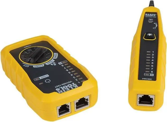 Alt view image 7 of 7 - Klein Tools VDV500-705 Tone Generator and Probe Kit, Wire Tracer and Tester with Probe Includes Alligator Clips and RJ11 / RJ12 / RJ45 Plug