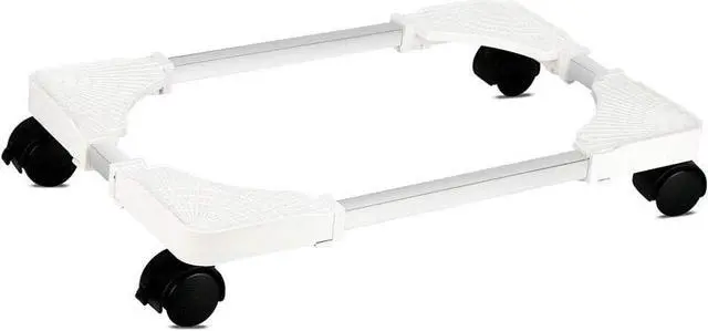 Main image of Computer Tower Stand - Adjustable PC Stand for Most Desktop Towers -  Mobile CPU Stand PC Holder PC Cart PC Riser for Gamers and Students - White
