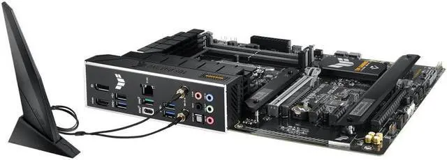 Alt view image 5 of 11 - ASUS TUF GAMING B760-PLUS WIFI (13th and 12th Gen)LGA 1700 ATX motherboard with PCIe 5.0, 3xPCIe 4.0 M.2 slots,DDR5,2.5Gb LAN,USB 3.2 Gen 2x2 Type-C, front USB 3.2 Gen 2 Type-C, Thunderbolt 4, AEMP II