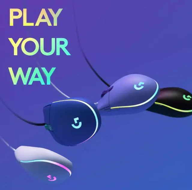 Alt view image 2 of 2 - Logitech G102 Light Sync Gaming Wired Mouse with Customizable RGB Lighting, 6 Programmable Buttons, Gaming Grade Sensor, 8 k dpi Tracking,16.8mn Color, Light Weight (Blue)