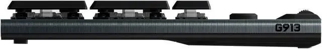 Alt view image 3 of 5 - Logitech G913 Lightspeed Wireless Ultra-thin Mechanical Gaming Keyboard, GL-T Brown Switch Low Profile Switch Options, Lightsync RGB, G Key Programmable (Tactile Quiet)