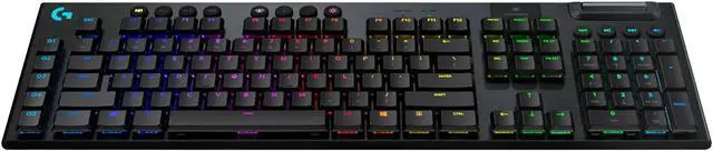 Alt view image 2 of 5 - Logitech G913 Lightspeed Wireless Ultra-thin Mechanical Gaming Keyboard, GL-T Brown Switch Low Profile Switch Options, Lightsync RGB, G Key Programmable (Tactile Quiet)