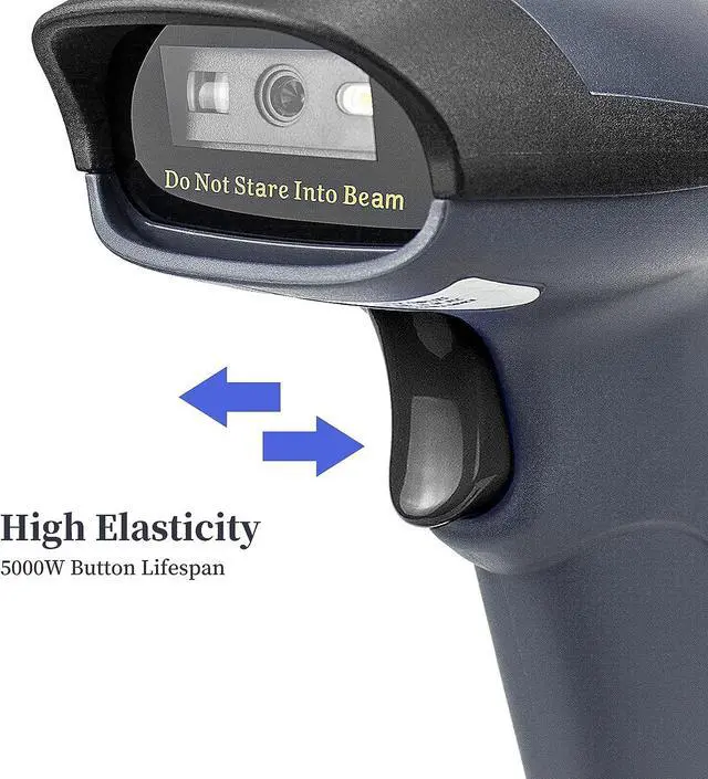 Alt view image 4 of 6 - NETUM USB Barcode Scanner with Stand Wired Handheld Bar Code Reader 1D CCD Scanner Gun for Supermarket, Convenience Store, Warehouse -M3S