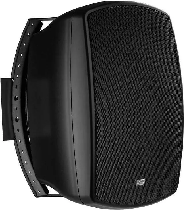 Alt view image 4 of 5 - OSD 8" Outdoor Patio Speaker Pair 200W, Full Motion Bracket, Weatherproof IP54 Rated, Aluminum Grilles, Black AP850