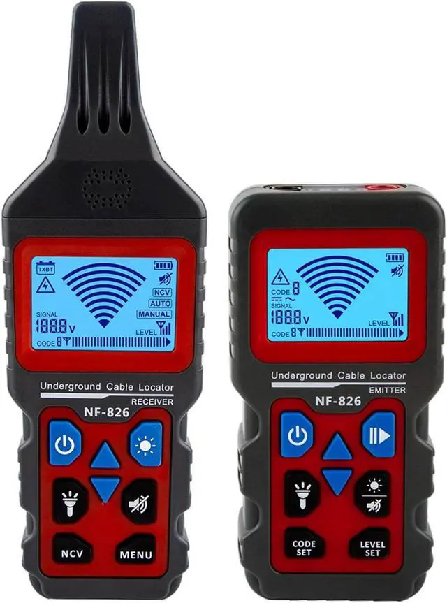 Main image of Underground Cable Tester Locator Wire Tracker Detector, Wall and Underground Pipeline Wire Detector. Test Short Circuit Breaker of Wall and Underground Cables.