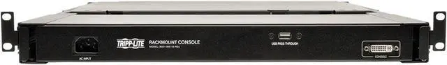 Alt view image 4 of 5 - Tripp Lite Rack Console 1URM DVI, VGA for KVM Switch, 19" LCD 1080p Rack-Mount TAA (B021-000-19-HD2), black