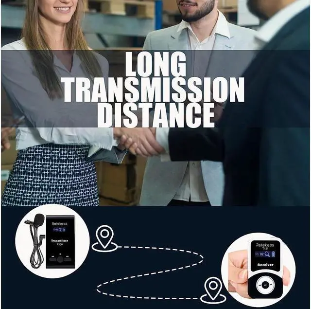 Alt view image 2 of 7 - Retekess T130 Tour Guide System Wireless, Interpreter Device Portable 60 Slot Handbag, 4 Transmitters, 60 Receivers, for Church, Training, Translator