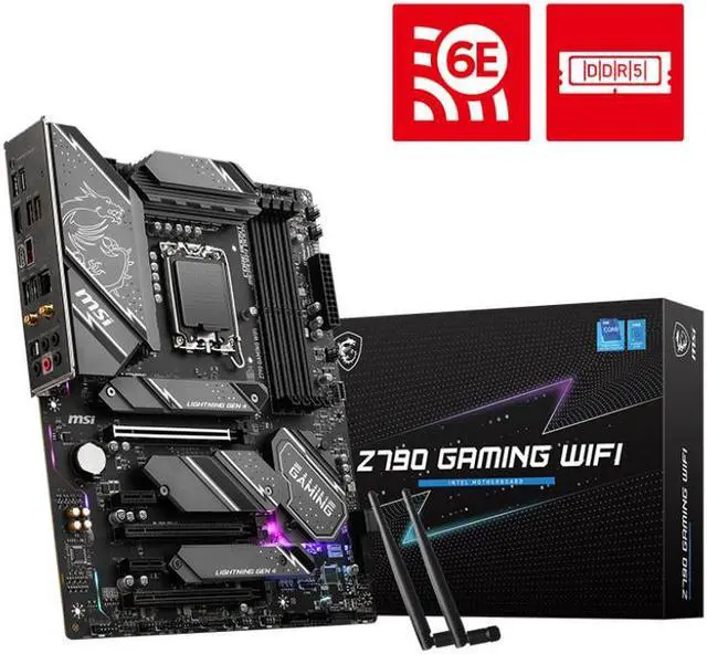 Main image of MSI Z790 GAMING WIFI D5 (LGA1700,DDR5, DrMOS 12+1+1 Enhanced Power Design ,PCIe 4.0, 3x M.2, 2.5Gbps LAN, Front USB 3.2 Gen2 Type-C, Wi-Fi 6E, ATX)