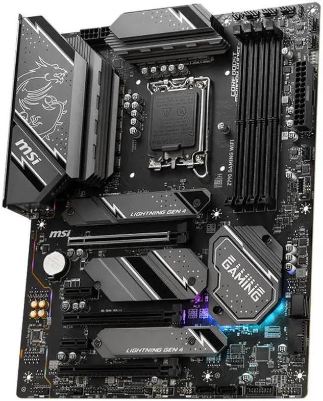 Alt view image 3 of 5 - MSI Z790 GAMING WIFI D5 (LGA1700,DDR5, DrMOS 12+1+1 Enhanced Power Design ,PCIe 4.0, 3x M.2, 2.5Gbps LAN, Front USB 3.2 Gen2 Type-C, Wi-Fi 6E, ATX)