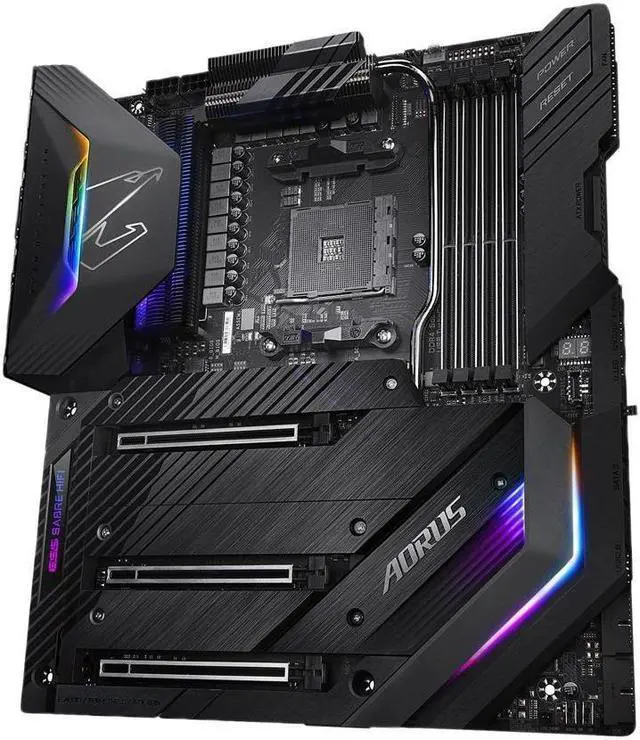 Alt view image 3 of 6 - GIGABYTE X570 AORUS Xtreme (AMD Ryzen 5000/X570/E-ATX/PCIe4.0/DDR4/Aqantia 10GbE LAN/RGB Fusion 2.0/Fins-Array Heatsink/3xM.2 Thermal Guard/USB3.1/Gaming Motherboard)