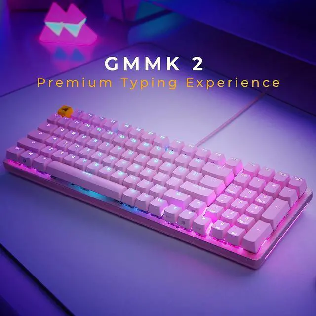 Glorious GMMK2 - Hot Swappable Mechanical Keyboard - Pink