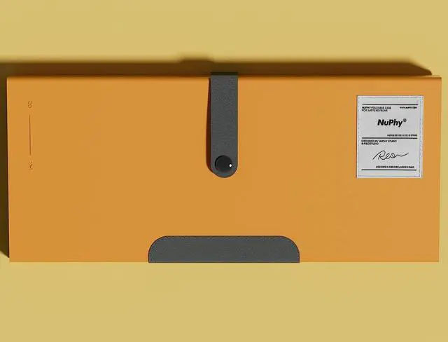 Alt view image 2 of 3 - NUPHY Air75 Exclusive Leather Keyboard Case-Yellow