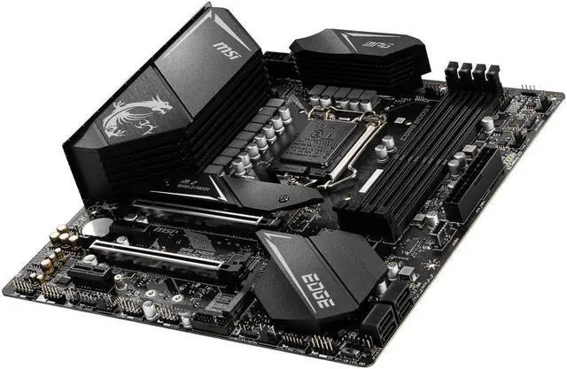 Alt view image 5 of 6 - MSI MPG Z490M GAMING EDGE WIFI LGA 1200 Micro ATX Intel Motherboard