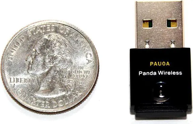 Alt view image 2 of 3 - Panda Wireless PAU0A AC600 Dual Band (2.4GHz and 5GHz) Wireless AC USB Adapter - Win XP/Vista/7/8/10/11, Mint, Ubuntu, MX Linux, Manjaro, Fedora, Rocky, Kali Linux and Raspbian