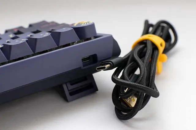 Alt view image 4 of 6 - Ducky One 3 Mini Cosmic Blue 60% Hotswap RGB Double Shot PBT Quack Mechanical Keyboard Cherry MX Ergo Clear