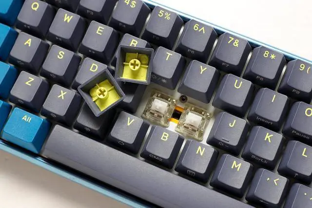 Alt view image 4 of 4 - Ducky One 3 Gaming Mechanical Keyboard RGB Backlit 65 Keys SF Daybreak Keyboard (Cherry MX Blue)