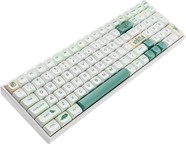 Alt view image 6 of 7 - Mechanical Gaming Keyboard TK96 90% RGB Hot Swappable Triple Mode Keyboard,2.4Ghz/BT 5.0/Wired Keyboard N-Key Rollover Compact - Gateron Yellow Switch