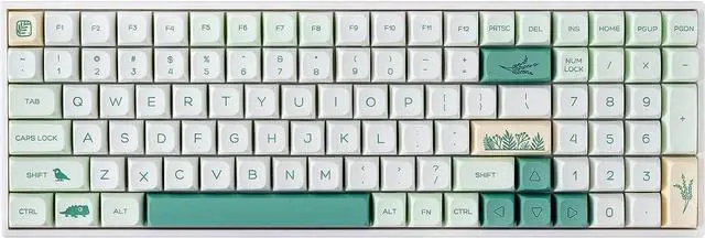 Alt view image 7 of 7 - Mechanical Gaming Keyboard TK96 90% RGB Hot Swappable Triple Mode Keyboard,2.4Ghz/BT 5.0/Wired Keyboard N-Key Rollover Compact - Gateron Yellow Switch