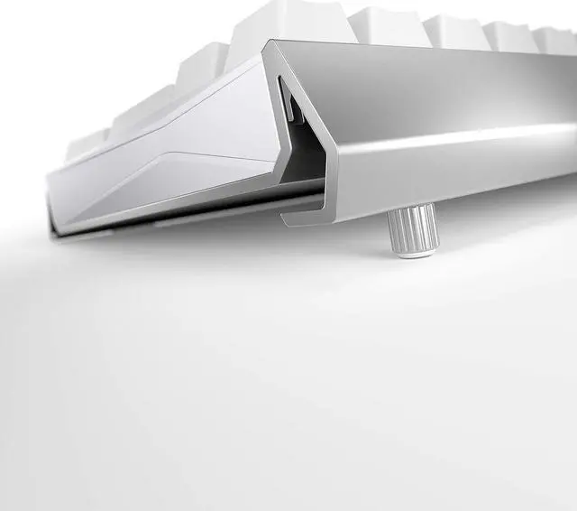 Alt view image 3 of 3 - Cherry MX 3.0 S Wired Mechanical Gaming Keyboard. Aluminum Housing Built for Gamers w/Cherry MX Black Switches. RGB Backlit Color Display Over 16m Colors. from The Makers of MX. Full Size. Pure White.
