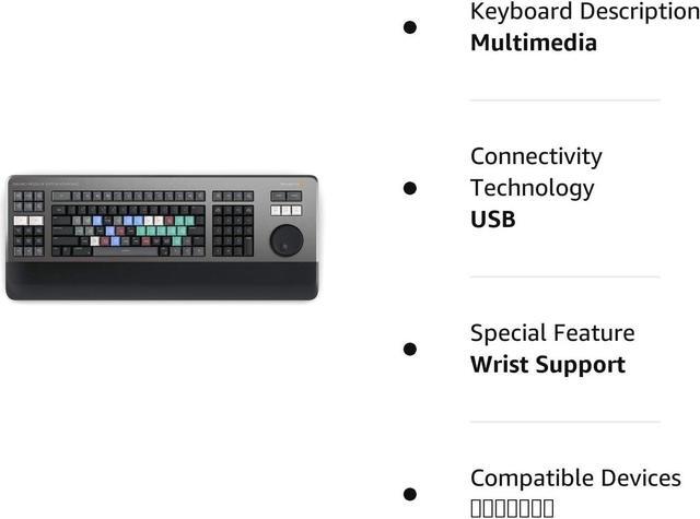 Alt view image 4 of 5 - Blackmagic Design USB Davinci Resolve Editor Keyboard