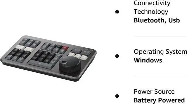 Alt view image 3 of 3 - BLACKMAGIC DESIGN Davinci Resolve Speed Editor (DV/RES/BBPNLMLEKA) Editor Only