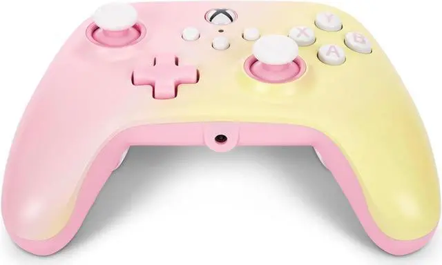 Alt view image 6 of 6 - PowerA Advantage Wired Controller for Xbox Series X|S - Pink Lemonade, Xbox Controller with Detachable 10ft USB-C Cable, Mappable Buttons, Trigger Locks and Rumble Motors, Officially Licensed for Xbox