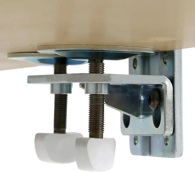 Alt view image 6 of 6 - Ergotron  HX Dual Monitor Arm, VESA Desk Mount  for 2 Monitors Up to 32 Inches, 5 to 17.5 lbs Each  Polished Aluminum