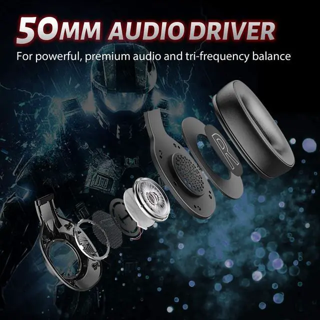 Alt view image 3 of 7 - Edifier G2II Gaming Headset for PC PS4 USB Wired Gaming Headphones with 7.1 Surround Sound with Noise Canceling Microphone and RGB Light 50mm Driver Compatible with Mac Desktop PC PS4 Black