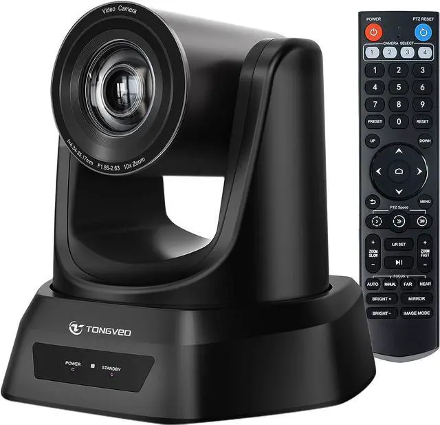 Main image of HDMI/USB PTZ Camera 10X Optical Zoom 60fps 1080P Video Conference Camera for Church Worship Live Streaming Meeting Online Learn with Zoom Skype OBS and More
