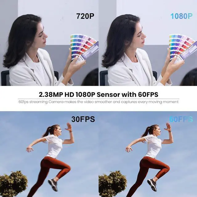 Alt view image 7 of 7 - 20x Optical Zoom PTZ Camera, USB/HDMI/LAN IP Live Streaming Camera,1080P 60fps Video Conference Camera for Church Services Worship Education Work with Zoom Team vMix OBS Facebook YouTube