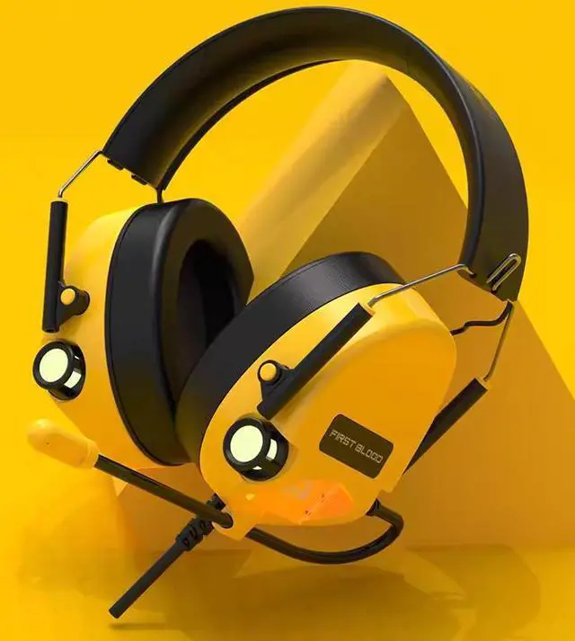 Main image of Amber Yellow Wired Gaming Headset 7.1 Surround Sound - 50mm Driver | Foldable Memory Foam Ear Pads | Multifunction Controller | 7 Color Led Over Ear Noise Cancelling Headphones