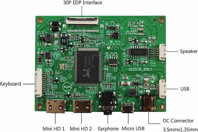 Alt view image 5 of 6 - 12.6" NV126B5M-N41 12.6inch 1920X515 LCD Screen Work with 2 HD-MI Mini LCD Controller VS-RTD2556HM-V1